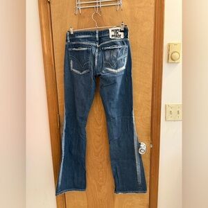 People's Place Women's Blue Boot Cut Jeans